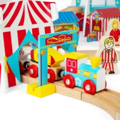 Coffret train fête foraine - 54 pièces