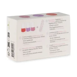 Coffret 3 vernis à ongles pelables à l'e