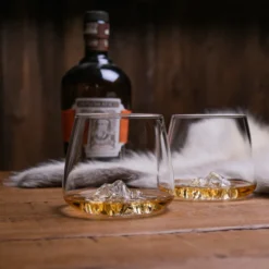 Coffret 2 verres à whisky topographiques