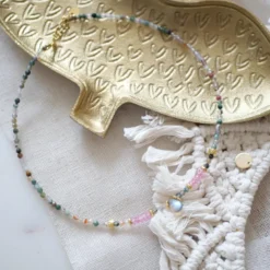 Collier agate indienne gajra