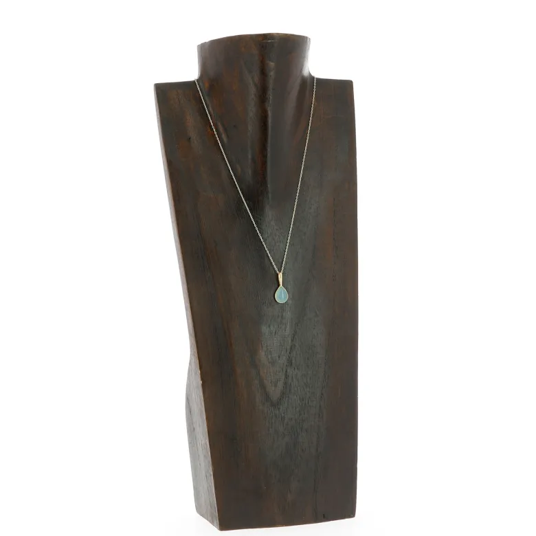 Collier Août Calcédoine