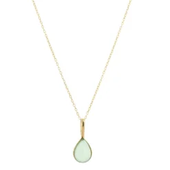 Collier Août Calcédoine