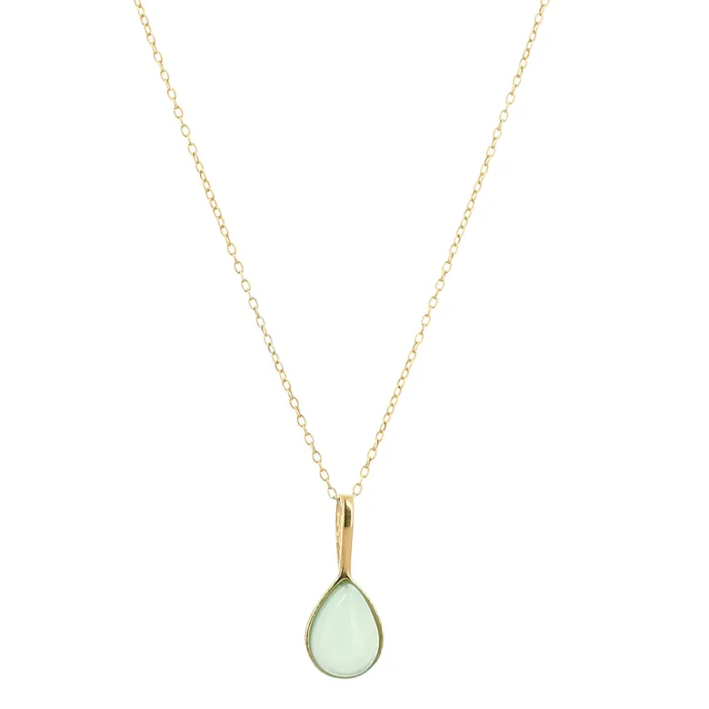 Collier Août Calcédoine
