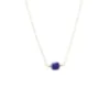 Collier court lapis lazuli - berlingot