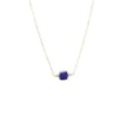 Collier court lapis lazuli - berlingot