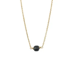 Collier court onyx - berlingot