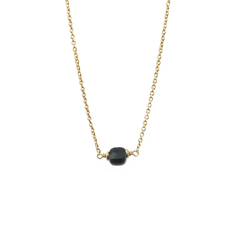 Collier court onyx - berlingot