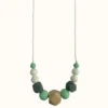 Collier d'allaitement - mint & grey