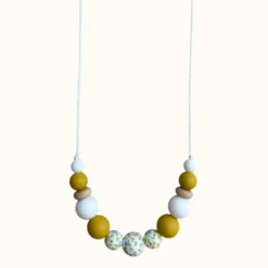 Collier d'allaitement - printemps jaune