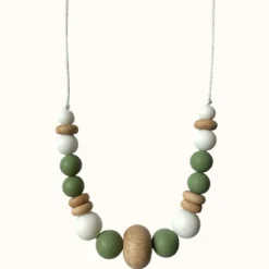 Collier d'allaitement - sauge