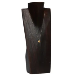 Collier du zodiaque acier doré et strass en verre collection Aura Balance