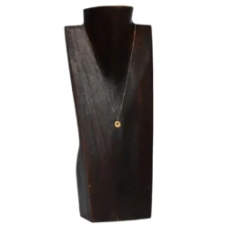 Collier du zodiaque acier doré et strass en verre collection Aura Verseau
