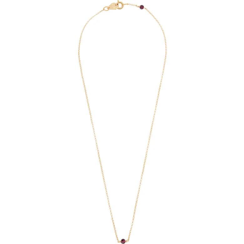 Collier grenat - essentiel