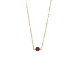 Collier grenat - essentiel