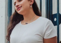 Collier lapis-lazuli et argent 925 maya