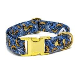 Collier le wax bleu - taille s