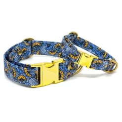 Collier le wax bleu - taille s