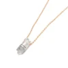 Collier pendentif quartz tourmaline