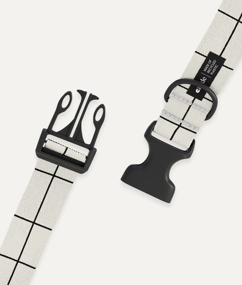 Collier pet recyclé xs - beige