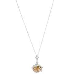 Collier Pierre des anges ambre