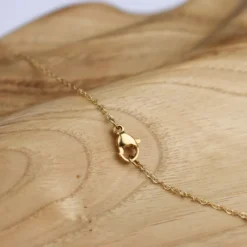 Collier pierre naturelle pampille jade