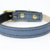 Collier pour chat panthera pardus by maurice en cuir - taille 3 - bleu
