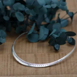 Collier torque en argent