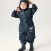 Combinaison imperméable enfant regatta puddle iv bleu marine