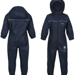 Combinaison imperméable enfant regatta puddle iv bleu marine
