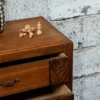 Commode art déco en bois foncé n°521