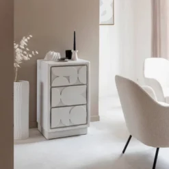 Commode mdf blanc