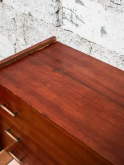 Commode scandinave en bois foncé n°413