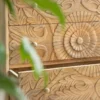 Commode sculpté en bois de manguier adonie