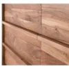 Commode 6 tiroirs bois marron - omérise