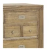 Commode 9 tiroirs bronze bois marron -