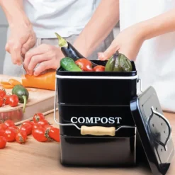 Composteur de cuisine rectangle