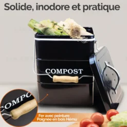 Composteur de cuisine rectangle