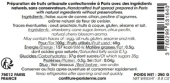 Confiture fraise cerisier 250g