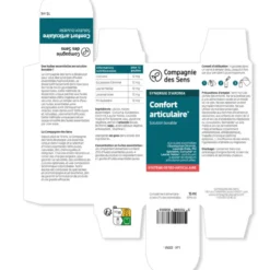 Confort articulaire - huiles essentielles en solution buvable
