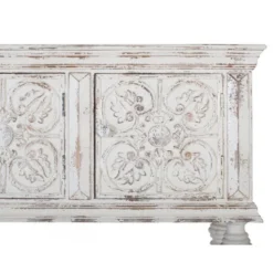 Console bois blanc - décoration
