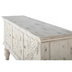 Console bois blanc - décoration