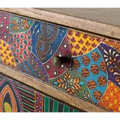 Console bois marron - décoration