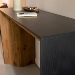 Console en pin recyclé