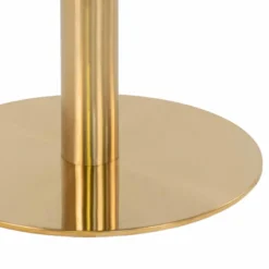 Cooper-table à manger ronde 2 personnes ø70, décor marbre et laiton