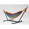 Copacabana hamac sur pied 26 m avec toile en tissu multicolore