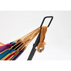 Copacabana hamac sur pied 26 m avec toile en tissu multicolore