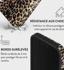 Coque magsafe pour iphone 16 pro tough motifs player burga