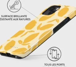 Coque magsafe pour iphone 13 tough motifs lemon tart burga