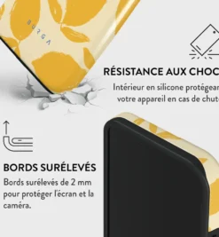 Coque magsafe pour iphone 13 tough motifs lemon tart burga