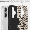 Coque magsafe pour iphone 16 tough motifs almond latte burga